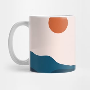 Canvass Sunset or Sunrise and Sea Mug